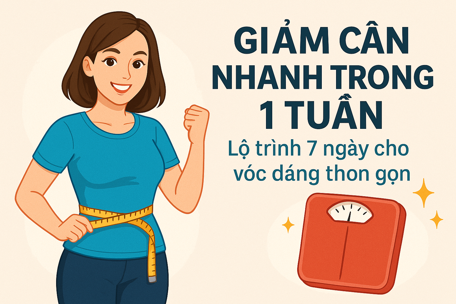 Giảm cân nhanh trong 1 tuần