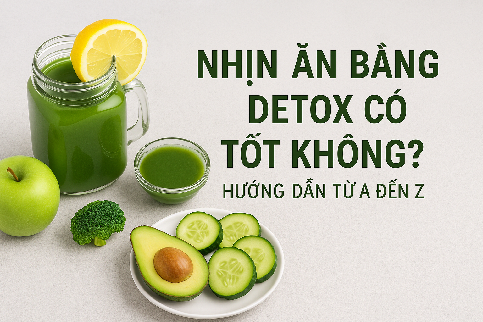 Nhịn Ăn Bằng Detox Có Tốt Không