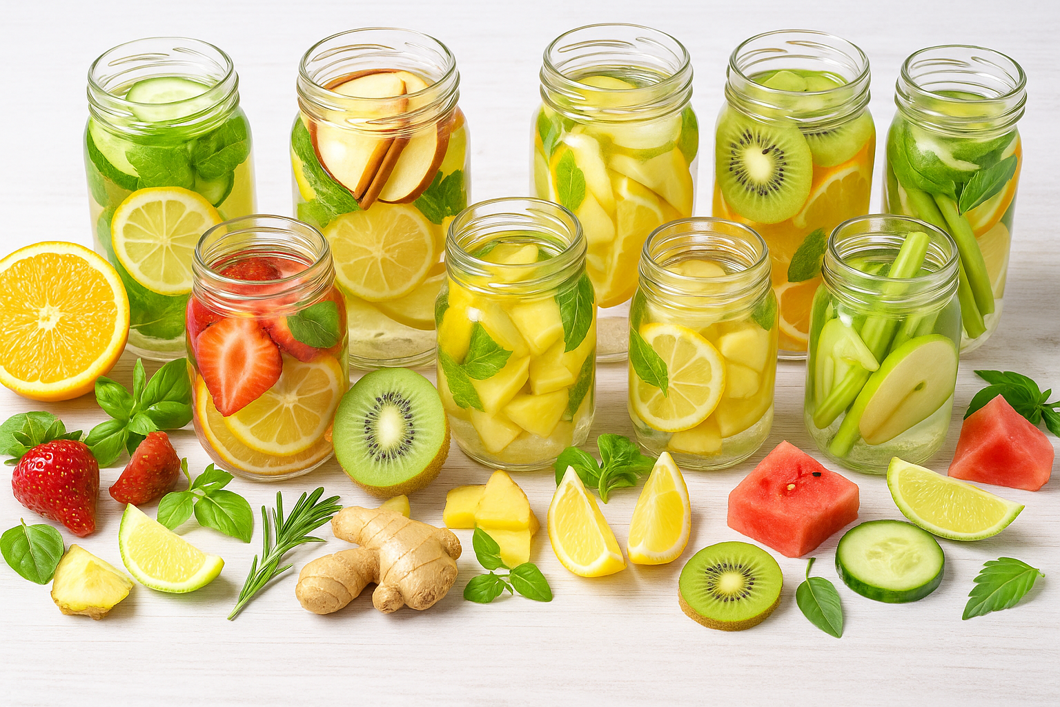 Top 10 công thức detox giảm mỡ