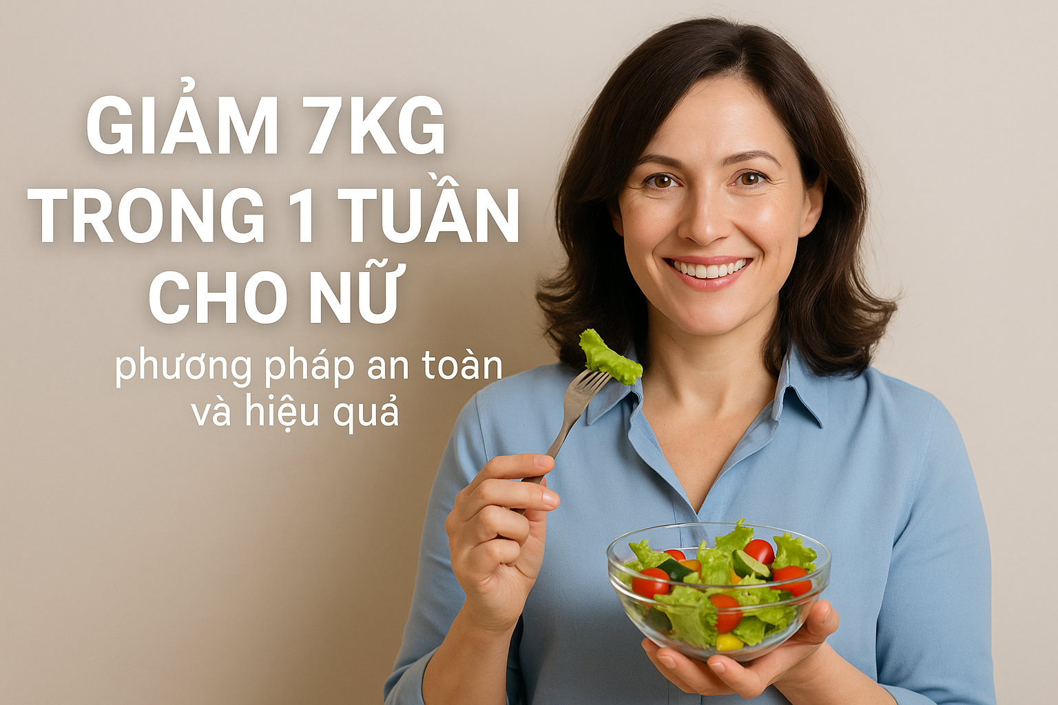 giảm 7kg trong 1 tuần