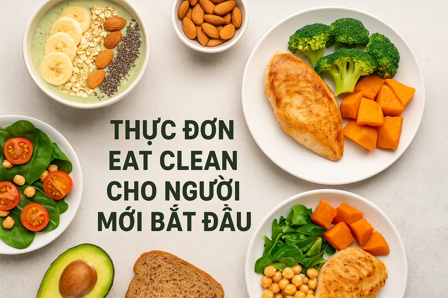 thực đơn eat clean cho người mới bắt đầu